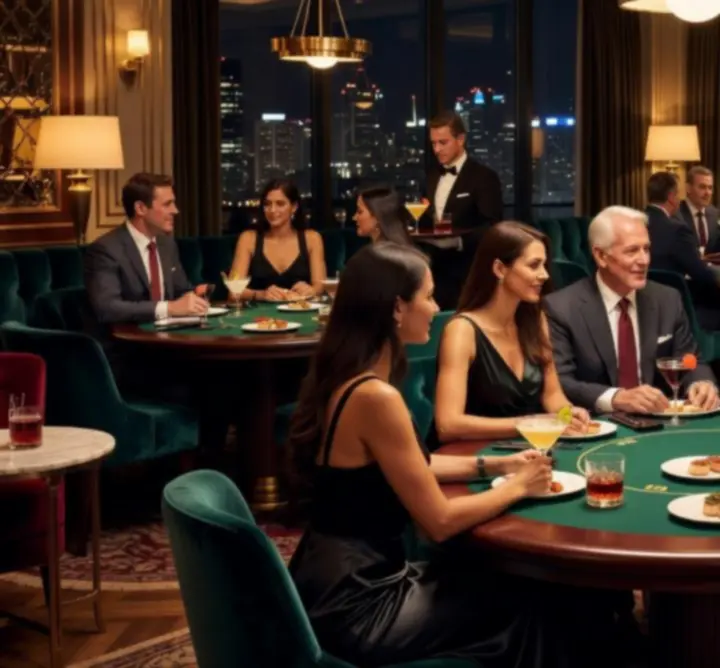 Társasági póker este elegáns hangulatú vacsorával a City Night Guide HU-ban