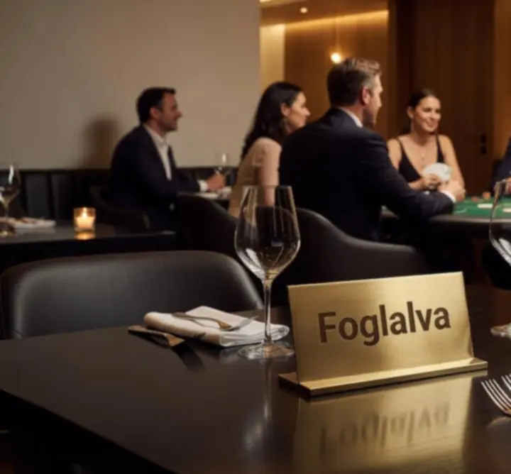 Foglalási hangulatkép egy közelgő társasági póker estéről a City Night Guide HU-ban